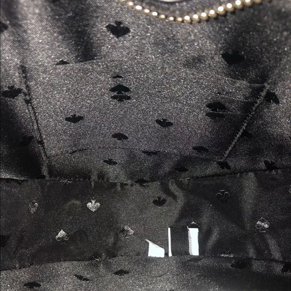 NWT-Kate Spade-Love Shack-Heart Crossbody/ Handbag-Black & White Polka Dot-$329 - Picture 8 of 12